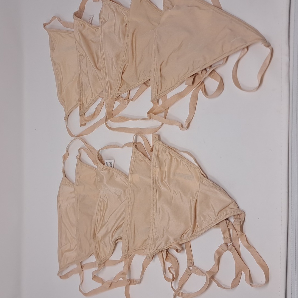 Gilligan‎ & O'Malley Medium Beige Thong Underwear Lot Of 10 Pairs